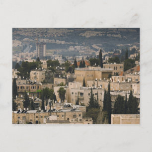 Elevated city view from Jerusalem YMCA tower Postcard