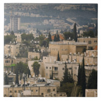 Elevated city view from Jerusalem YMCA tower