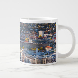 Elevated City View of Stuttgart Large Coffee Mug