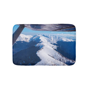 Elevated Dreams: A Cessna's Winter Dance Bath Mat