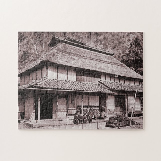 Elevated Roof Farmhouse of Mimasaka Jigsaw Puzzle (Horizontal)