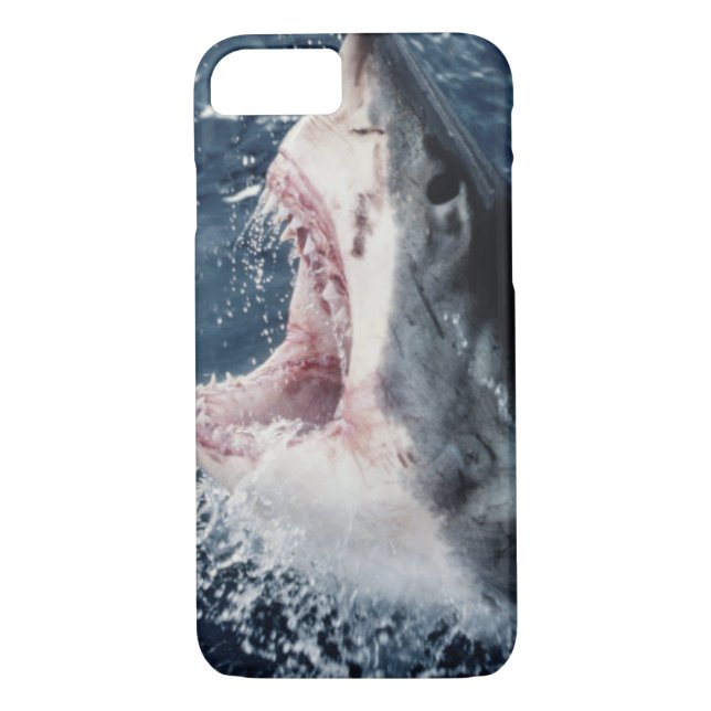 Elevated Shark mouth open Case-Mate iPhone Case (Back)