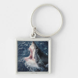 Elevated Shark mouth open Key Ring
