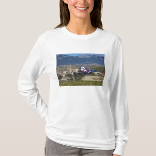 Elevated town view and Hotel Marques de Riscal 2 T-Shirt