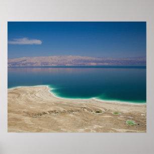 Elevated view of the Dead Sea Poster