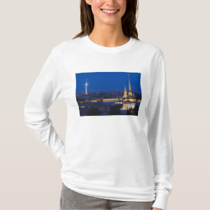 Elevated view of the Television Tower T-Shirt