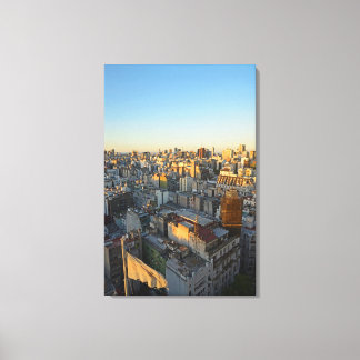 Elevated View Over Balvanera Neighbourhood Canvas Print