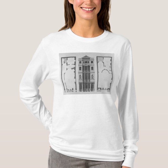 Elevation of the British Coffee House T-Shirt (Front)