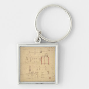 Elevations for The Red House, Bexley Heath (pen an Key Ring