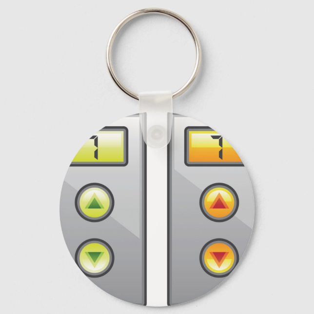 Elevator Buttons Key Ring (Front)
