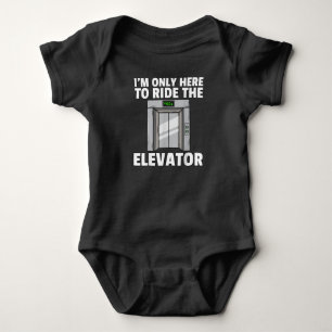 Elevator Buttons Mechanic Technician Baby Bodysuit