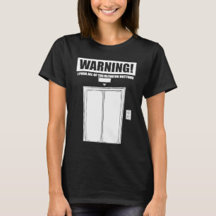 Elevator Buttons Mechanic Technician T-Shirt