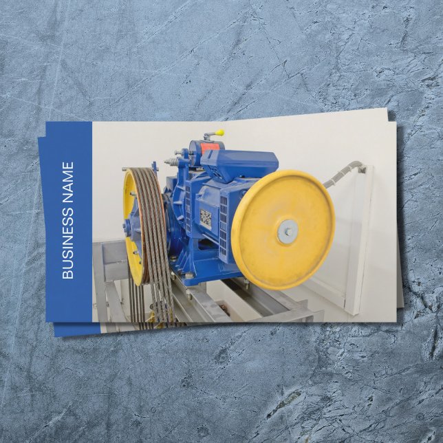 Elevator Engine Business Card Template (Creator Uploaded)
