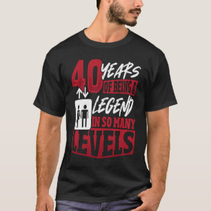Elevator Mechanic Birthday 40 Years T-Shirt