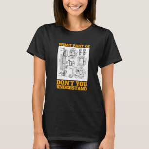 Elevator Mechanic Engineer And Elevator Installer  T-Shirt