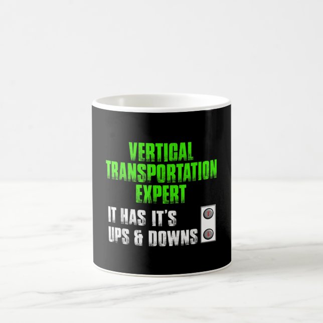 Elevator Mechanic Funny Repair Elevator Coffee Mug (Center)