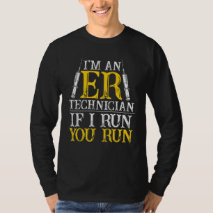 Elevator Mechanic Maintenance I Run Technician T-Shirt