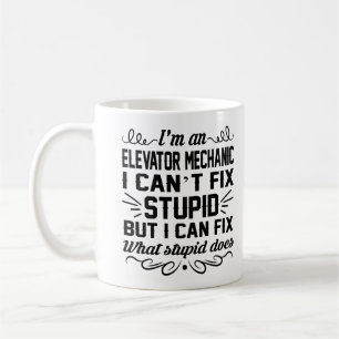 Elevator Mechanic Mug Coffee Tea Cup Funny Gifts