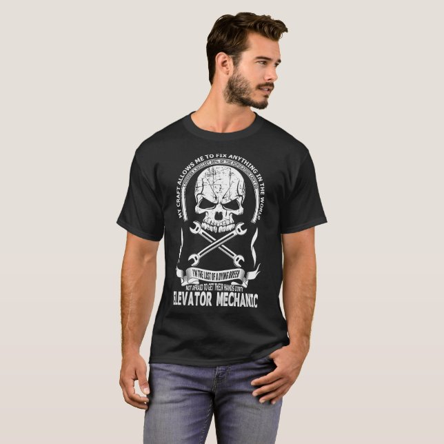 Elevator Mechanic Tshirt (Front Full)
