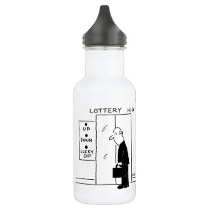 Elevator or Lift in a Lottery Headquarters Cartoon 532 Ml Water Bottle