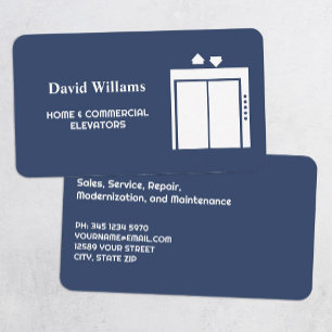 Elevator Repair Business Card