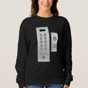 Elevators Lift I Elevator Buttons I Elevator Mecha Sweatshirt