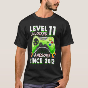 Eleven 11yr BDay Boy  Gamer 11th 11 Year Old Birth T-Shirt