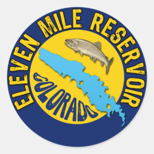 Eleven Mile Reservoir, Colorado Classic Round Sticker