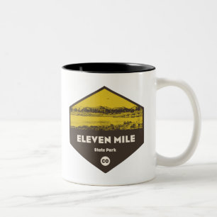 Eleven Mile State Park, Colorado Two-Tone Coffee Mug