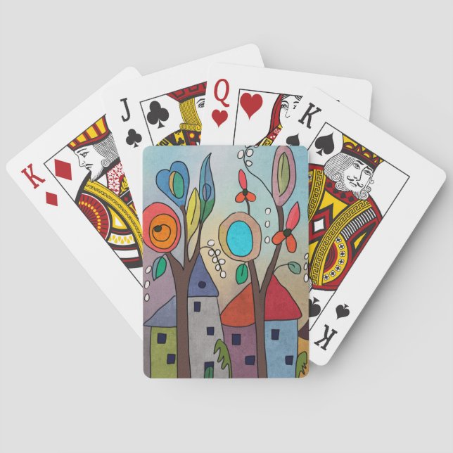 eleven playing cards (Back)