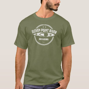 Eleven Point River Missouri Kayaking T-Shirt