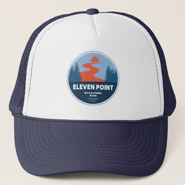 Eleven Point Wild and Scenic River Missouri Trucker Hat (Front)