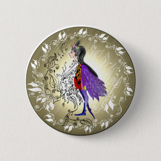 Elf 6 Cm Round Badge