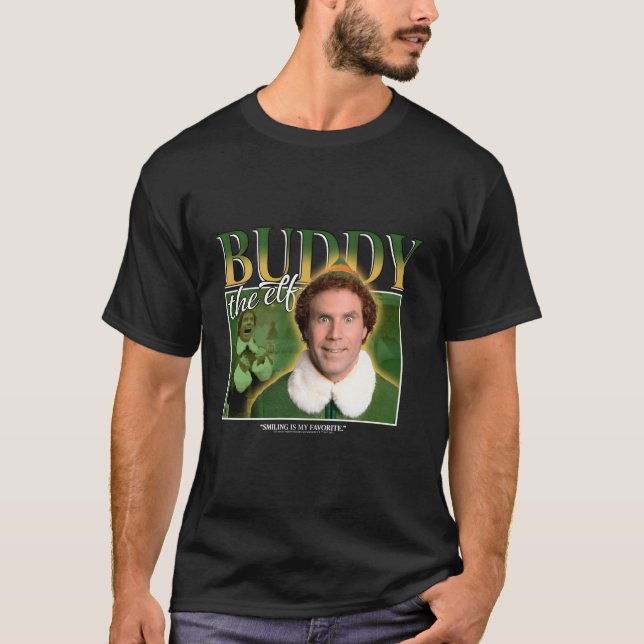 Elf 90'S Style Buddy The Elf T-Shirt (Front)