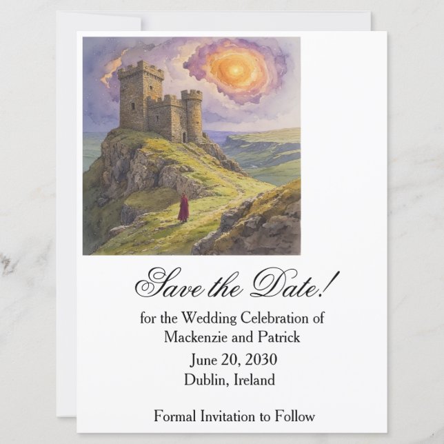 Elf Ancient Ireland Under the Sky, Save the Date (Front)