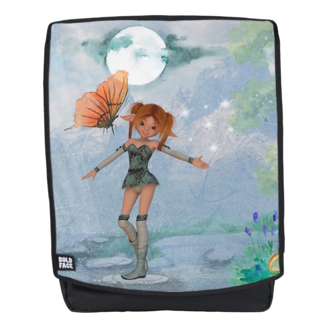 Elf and Butterfly Backpack (Front)