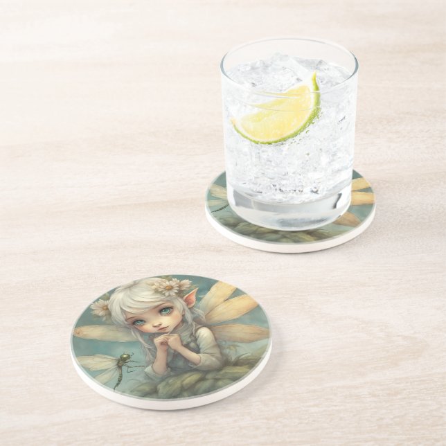 Elf and Dragonfly 2 Coaster (Side)