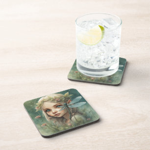 Elf and Dragonfly 3 Coaster