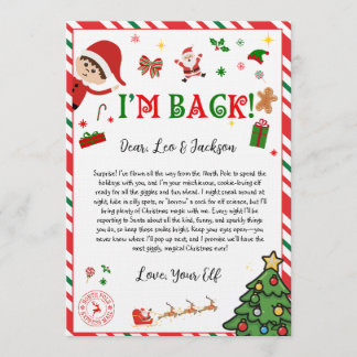 elf arrival letter - elf welcome letter invitation