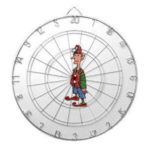 Elf At Attention dartboard