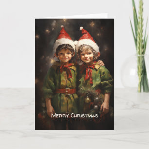 Elf Bestie Friends Card