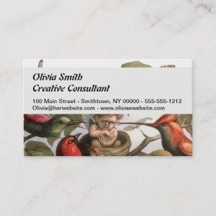 Elf Bird Sprite Pixie Brownie Fairy Tale Business Card