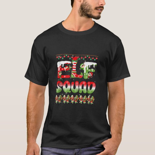Elf camo Coquette Bow Camouflage Old Hunting Party T-Shirt (Front)