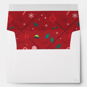 Elf Candy Checker Pattern Envelope