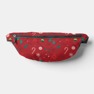 Elf Candy Chequered Pattern Bum Bags