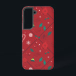 Elf Candy Chequered Pattern Samsung Galaxy Case<br><div class="desc">This festive holiday design features Buddy's four main food groups,  snowflakes,  and holly. Wrap your gifts with this on custom wrapping paper,  enjoy on a fleece blanket,  or throw a party with this design on tableware! Shop this design on even more custom Zazzle gifts!</div>