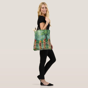 Elf Children  Tote Bag