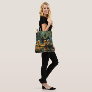 Elf Children  Tote Bag