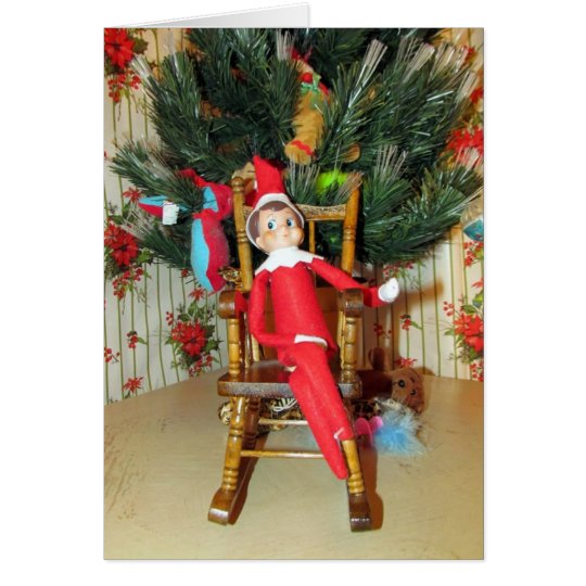 Elf Christmas Card (1186)