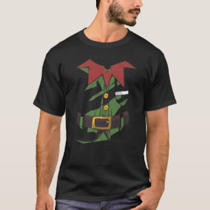Elf Christmas Costume Group Outfit  Merry Christma T-Shirt